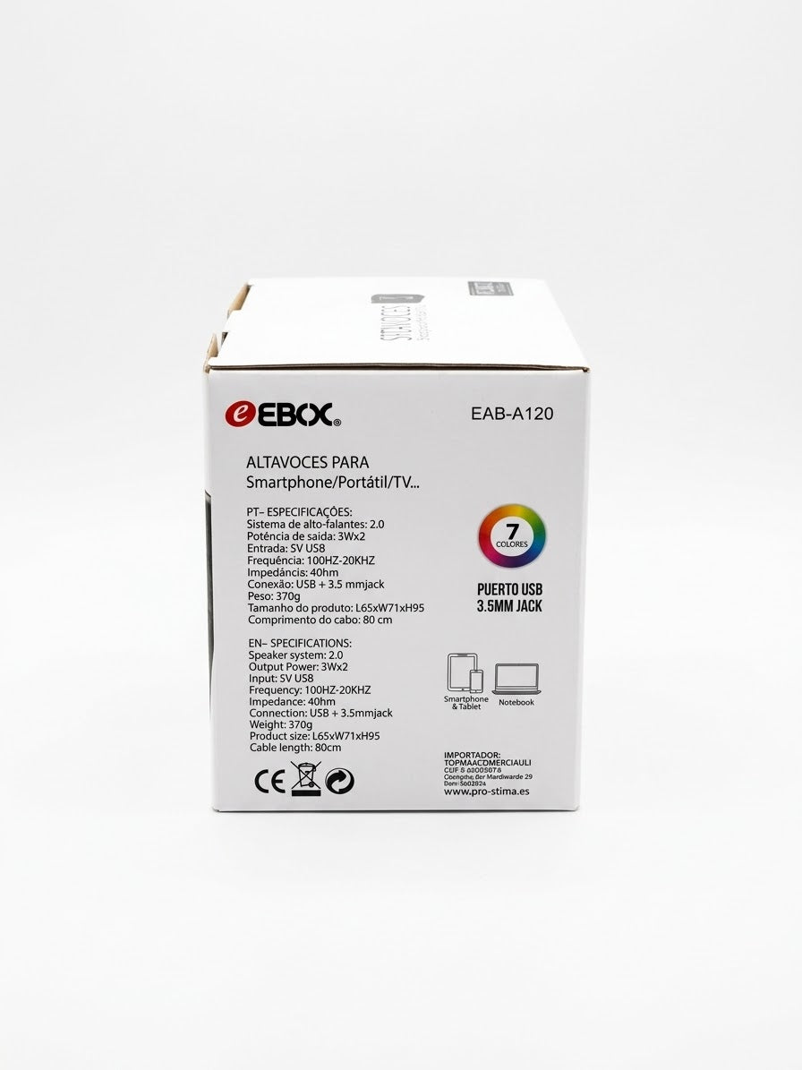 Speaker Set EAB A120 – Boxe Multimedia pentru PC