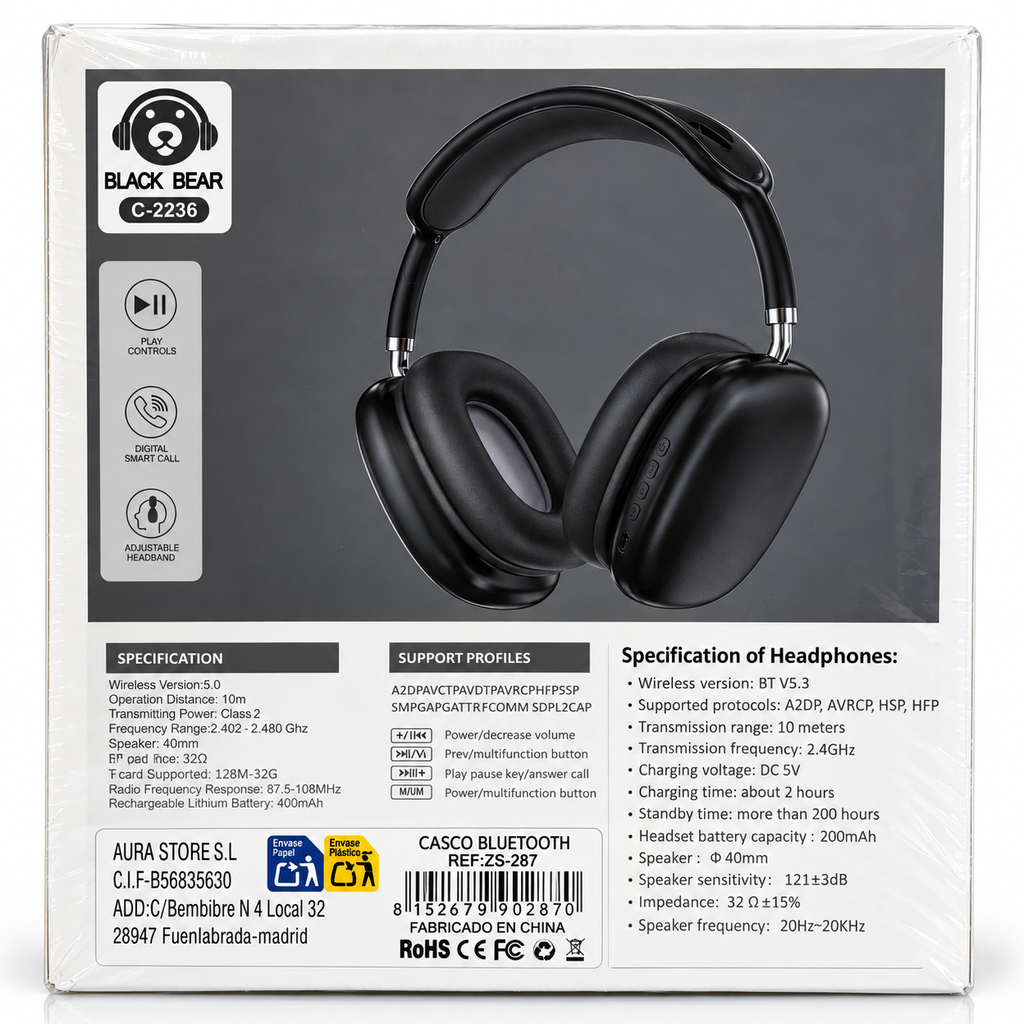 NOISE C2236 500BT – Căști Wireless Bluetooth