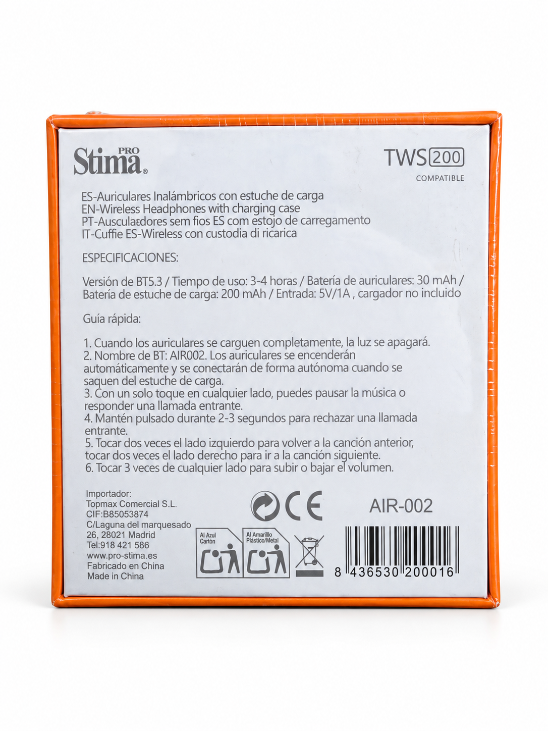 PROSTIMA AIR-022 – Căști Wireless