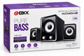EBOX Sistem de boxe stereo multimedia 2.1 USB EAB-7125